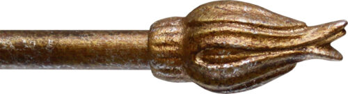 Bud finial for half inch rods