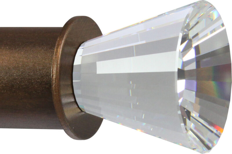 Crystal Radiance finial for large rods