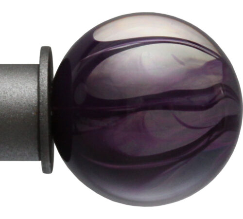 Lavender Ball Onalux finial