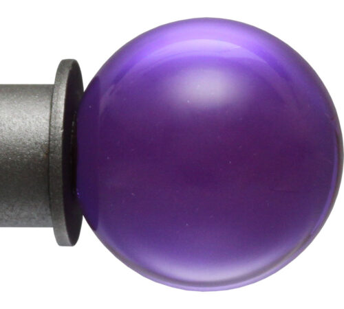 Violet Ball Onalux finial