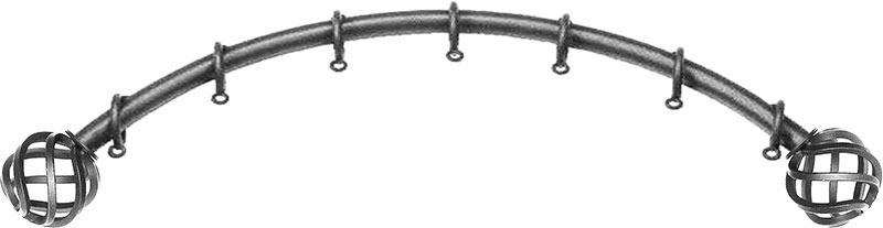 Continuously Curved Rod Ona Dry Hardware