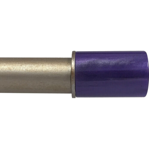 Onalux Amethyst Cylinder finial on 1" rod