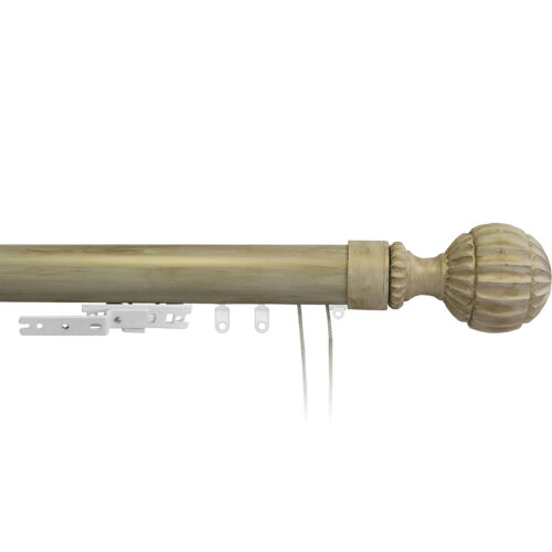 1-5/8" ONAGLIDE™ in Swiss Gold with Imperial Ball finial