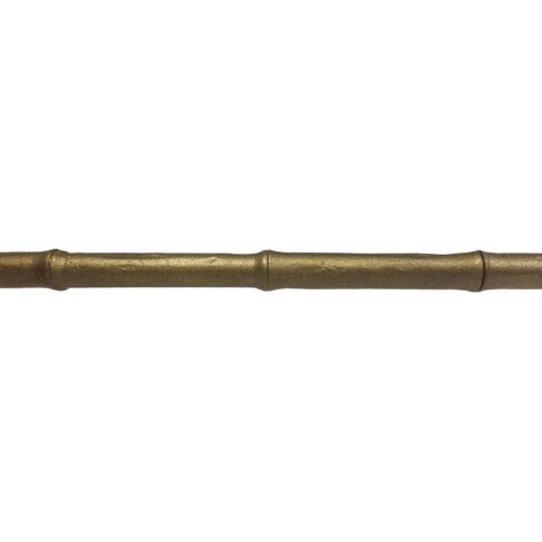 5/8" Bamboo iron rod in Brass