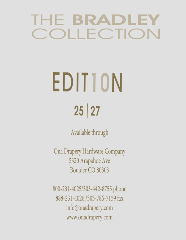 Bradley Editon 10 October 2025 Catalog