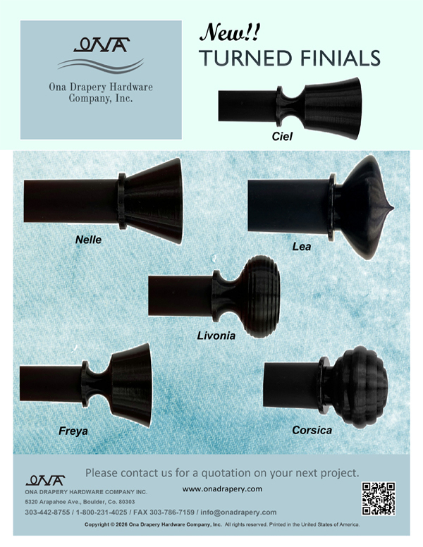 2026 New Turned Finials